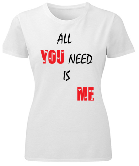 Majice sa stampom natpisom slikom/Za devojku/all i need is me.jpg